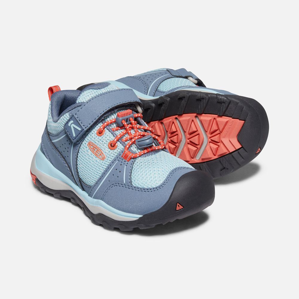 Baskets Keen Enfant Bleu/Corail | Terradora Ii Sport Vent Shoes | EVITA-9562